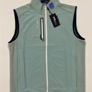 Ralph Lauren Gray Performance Vest with Mock Neck